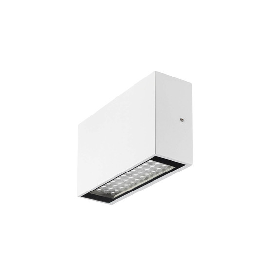 SLV 1012147 QUADRASYL PRO, WL, Einzel, DALI, ASYM, Wandaufbauleuchte, 2200K / 2700K, 12W, 138°, weiß
