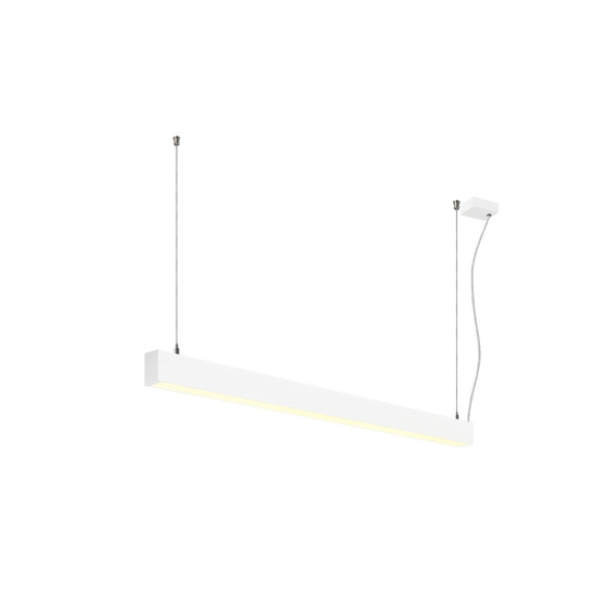 SLV 1012154 GLENOS 2.0, PD, 1,2M, DALI, UGR19, Pendelleuchte, Pendellänge 2m, 3000K, 38W, 80°, weiß