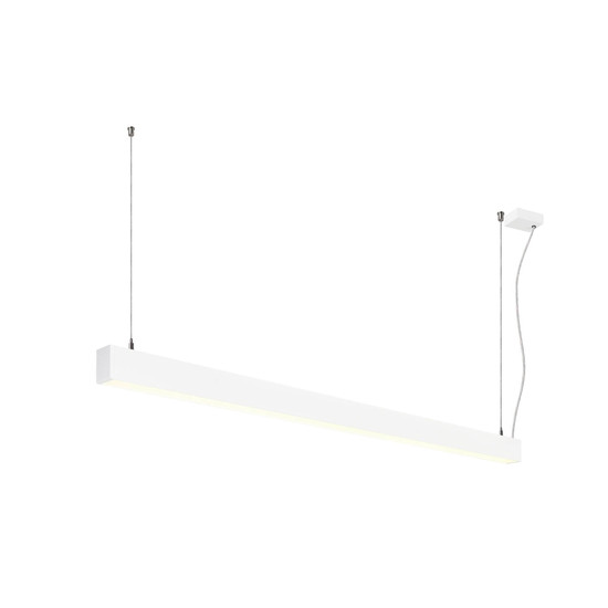 SLV 1012160 GLENOS 2.0, PD, 1,5M, DALI, UGR19, Pendelleuchte, Pendellänge 2m, 4000K, 46W, 80°, weiß