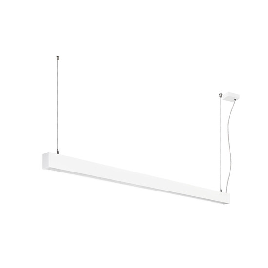 SLV 1012160 GLENOS 2.0, PD, 1,5M, DALI, UGR19, Pendelleuchte, Pendellänge 2m, 4000K, 46W, 80°, weiß