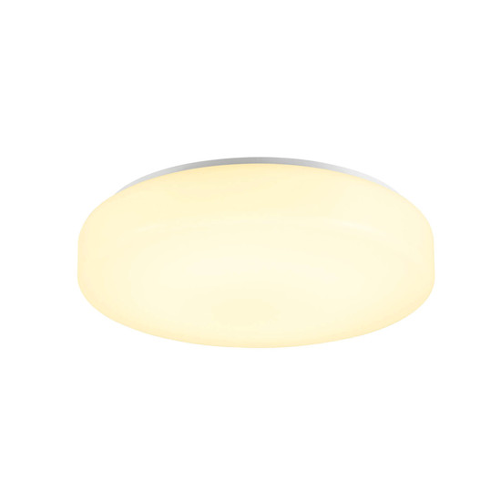 SLV 1012187 LIPSY 2.0 40, CW, Drum, Wand- und Deckenaufbauleuchte, 3000K / 4000K, 9/18W, 120°, weiß / milchig