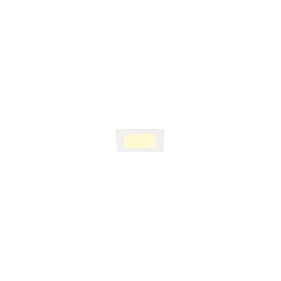 SLV 1012199 SENSER 2.0 12, RL, eckig, Phase, Deckeneinbauleuchte, 3000K / 4000K, 8.4W, 90°, weiß