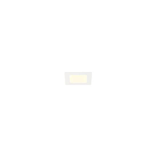SLV 1012199 SENSER 2.0 12, RL, eckig, Phase, Deckeneinbauleuchte, 3000K / 4000K, 8.4W, 90°, weiß