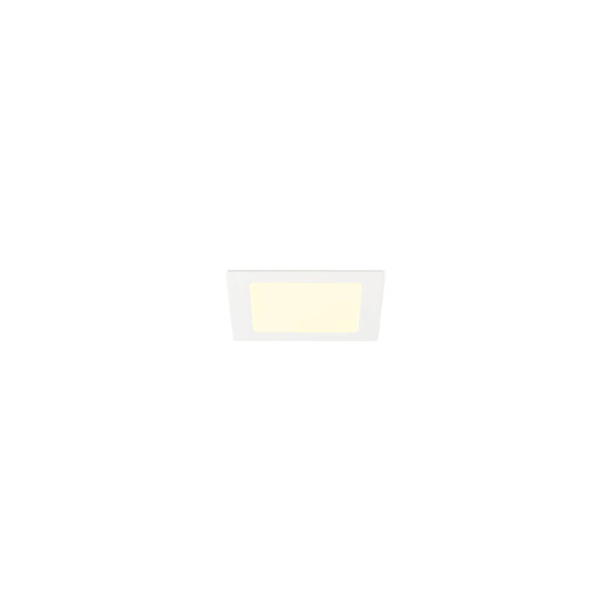 SLV 1012201 SENSER 2.0 18, RL, eckig, Phase, Deckeneinbauleuchte, 3000K / 4000K, 12W, 90°, weiß