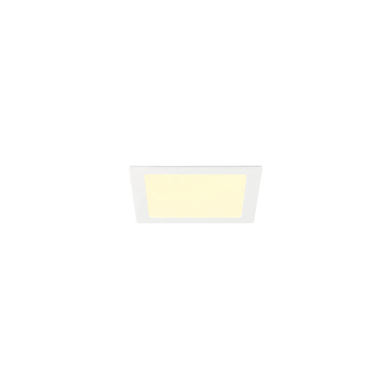 SLV 1012203 SENSER 2.0 24, RL, eckig, Phase, Deckeneinbauleuchte, 3000K / 4000K, 20W, 90°, weiß