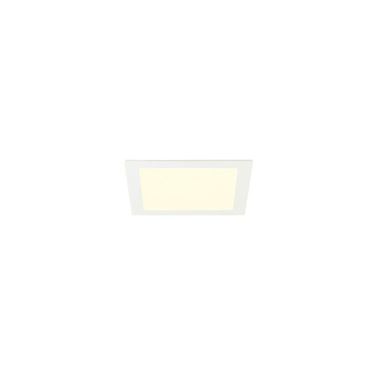 SLV 1012203 SENSER 2.0 24, RL, eckig, Phase, Deckeneinbauleuchte, 3000K / 4000K, 20W, 90°, weiß