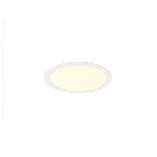 SLV 1012204 SENSER 2.0 30, RL, rund, Phase, Deckeneinbauleuchte, 3000K / 4000K, 25W, 90°, weiß