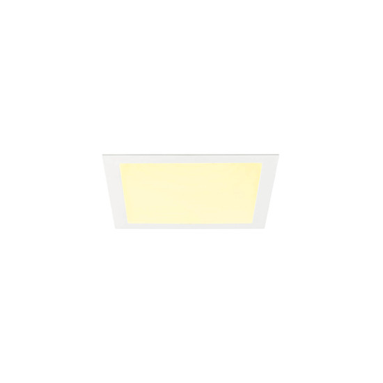 SLV 1012205 SENSER 2.0 30, RL, eckig, Phase, Deckeneinbauleuchte, 3000K / 4000K, 25W, 90°, weiß
