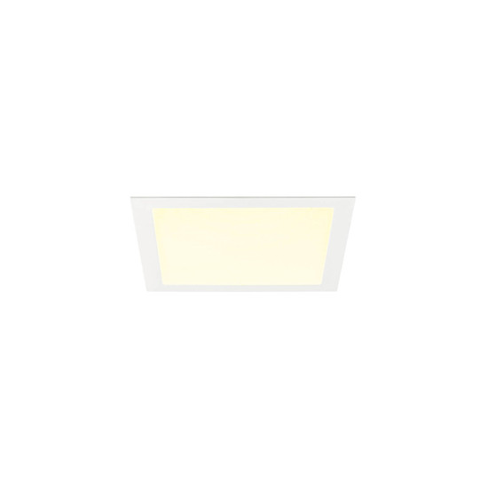 SLV 1012212 SENSER 2.0 30, RL, eckig, DALI, Deckeneinbauleuchte, 3000K / 4000K, 24W, 90°, weiß