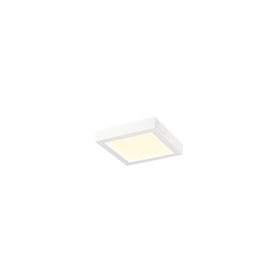 SLV 1012226 SENSER 2.0 24, CW, eckig, DALI, Wand- und Deckenaufbauleuchte, 3000K / 4000K, 23W, 90°, weiß