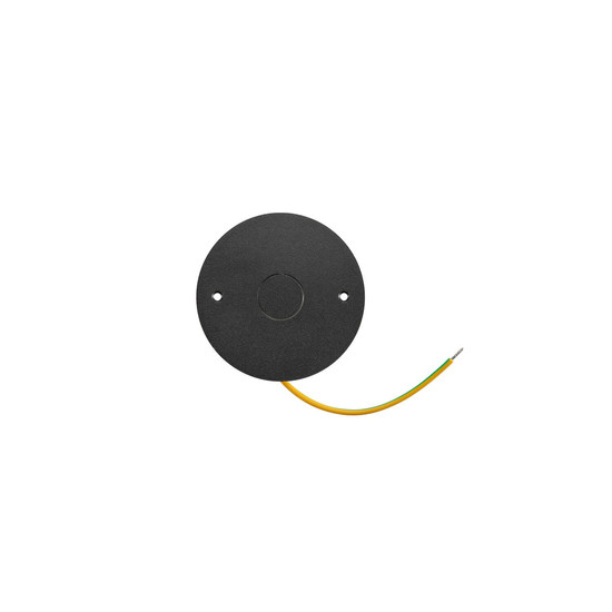 SLV 1012352 48V SYSTEM runde Abdeckplatte, Durchmesser: 8cm, H: 0,10cm, schwarz