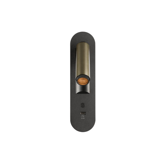 SLV 1012365 GRIP! S, WL, Wandeinbauleuchte, 2700K, 4.2W, Schalter, 29°, bronze / schwarz