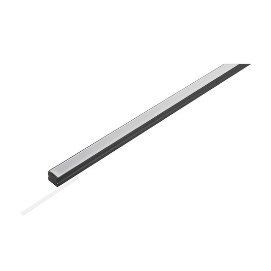 SLV 1012477 LEDSTRIP Set, Profil Aufbau + Diffusor 5*1M, S, schwarz