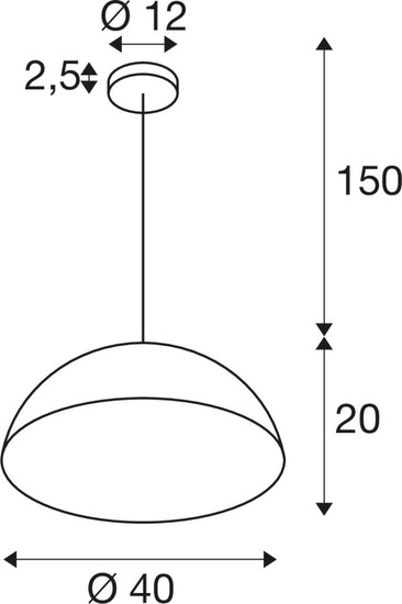 SLV 1012531 FORCHINI M 40 Smart Set, PD, E27, A60, ZIGBEE, RGBW, Pendelleuchte, schwarz