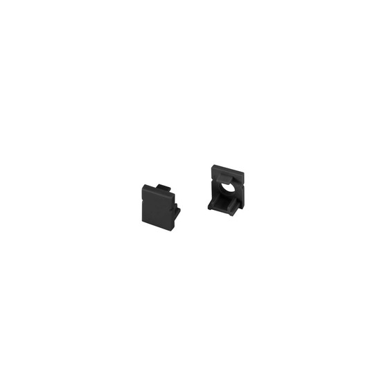 SLV 1012554 LEDSTRIP Endkappen, Aufbau, XS, schwarz