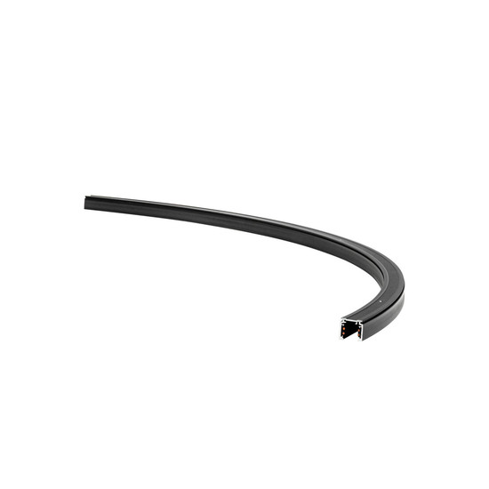 SLV 1012586 48V SYSTEM TRACK, gebogene Aufbau-Stromschiene, RADIUS 80CM, links, DALI, schwarz