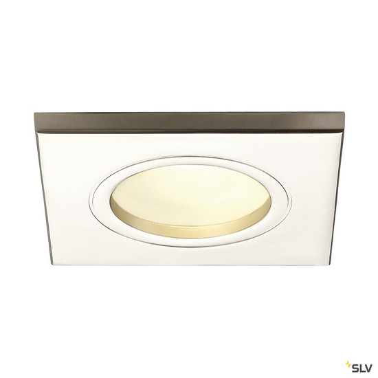 SLV 111127 DOLIX OUT, Outdoor Einbauleuchte, QR-C51, IP65, eckig, titan, max. 35W, inkl. Clipfedern