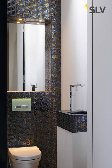 SLV 112222 Downlight DL 126 LED rund chrom 3W LED warmweiss 12V