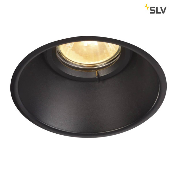 SLV 113160 HORN-O Einbauleuchte mattschwarz GU10 max. 50W