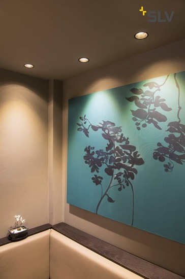 SLV 113160 HORN-O Einbauleuchte mattschwarz GU10 max. 50W