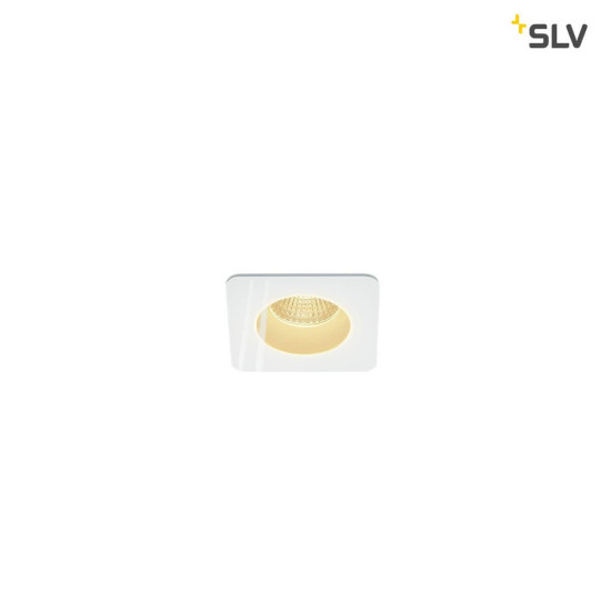 SLV 114451 PATTA-F Deckeneinbauleuchte eckig mattweiss 38° 3000K inkl. Treiber