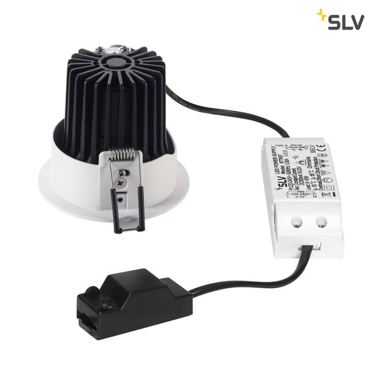 SLV 114501 H-LIGHT REFLECTOR mattweiss 12W 20° 2700K inkl. Treiber Clipfeder