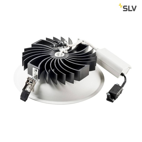 SLV 117311 OCCULDAS Deckeneinbauleuchte rund weiss 30 SMD LED 26W 3000K