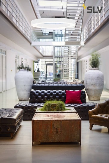 SLV 133851 MEDO PRO 90 RING Pendelleuchte weiss