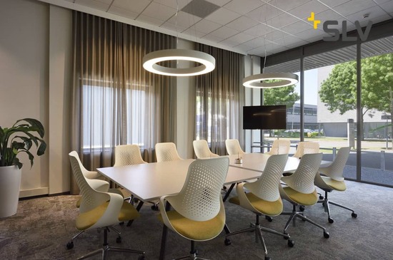 SLV 133851 MEDO PRO 90 RING Pendelleuchte weiss