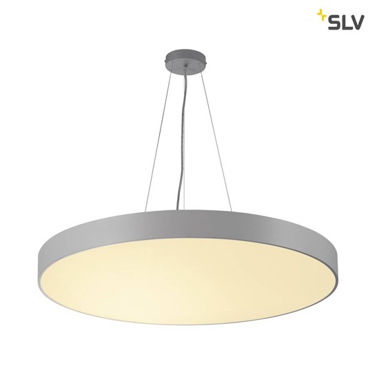 SLV 135174 MEDO 90 LED Deckenleuchte silbergrau optional abpendelbar