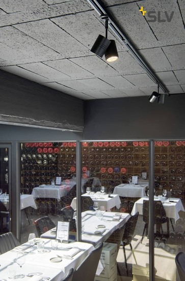 SLV 143430 BIMA II Leuchtenkopf schwarz 2xGU10 max. 50W inkl. 1P.-Adapter