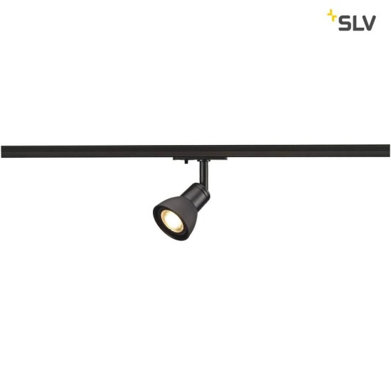 SLV 143450 PURIA Spot schwarz GU10 max. 50W inkl. 1P.-Adapter in matt-schwarz