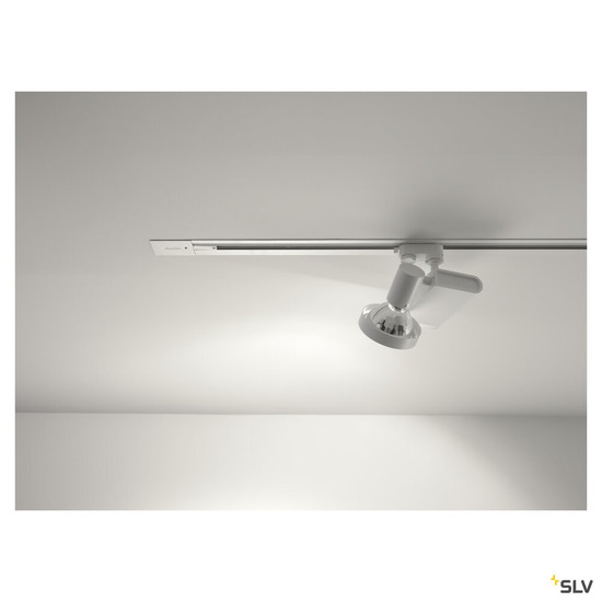 SLV 145311 EUTRAC 3PHASEN-EINBAUSCHIENE, Hochvoltschiene, weiß, 3 m