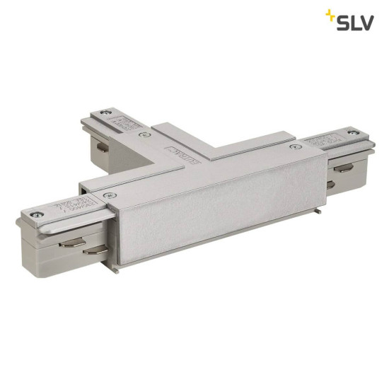 SLV 145634 EUTRAC T-Verbinder Erde links silbergrau