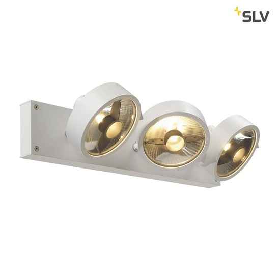 SLV 147321 KALU 3 QPAR Deckenleuchte mattweiss ES111 max. 3x75W