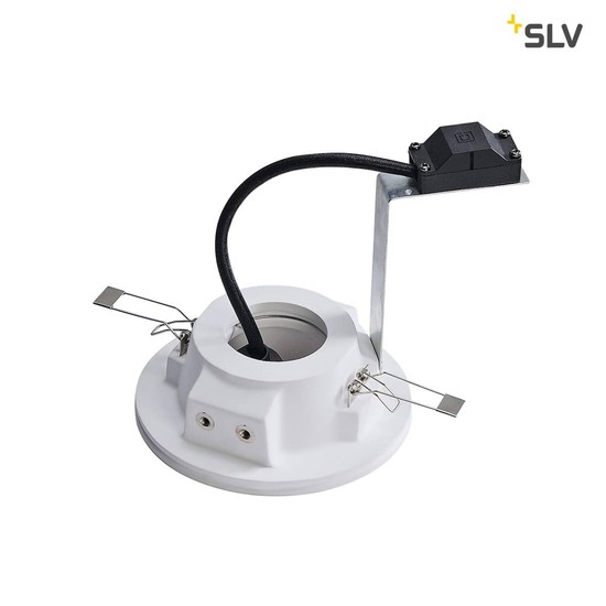 SLV 148070 PLASTRA Downlight GU10 rund weisser Gips