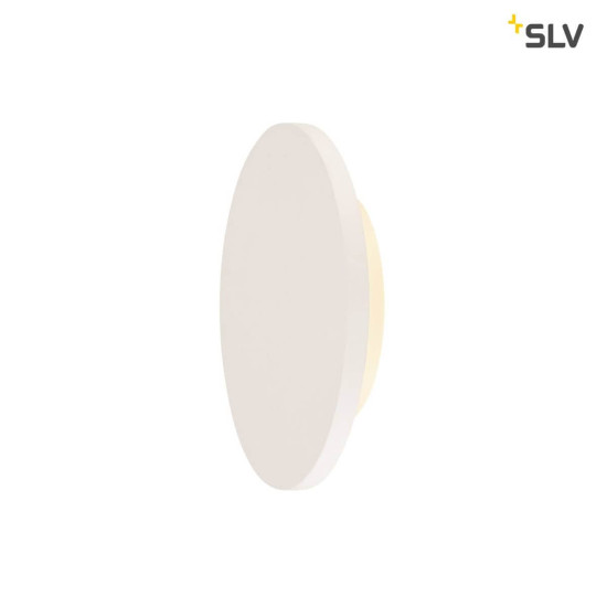 SLV 148091 PLASTRA Wandleuchte LED 3000K rund weißer Gips Ø 26cm