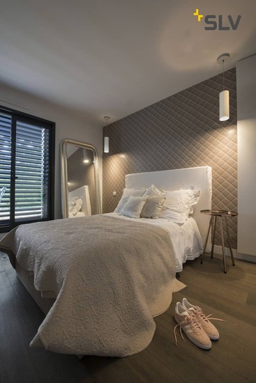 SLV 149381 ENOLA Pendelleuchte rund weiss E27 max. 60W