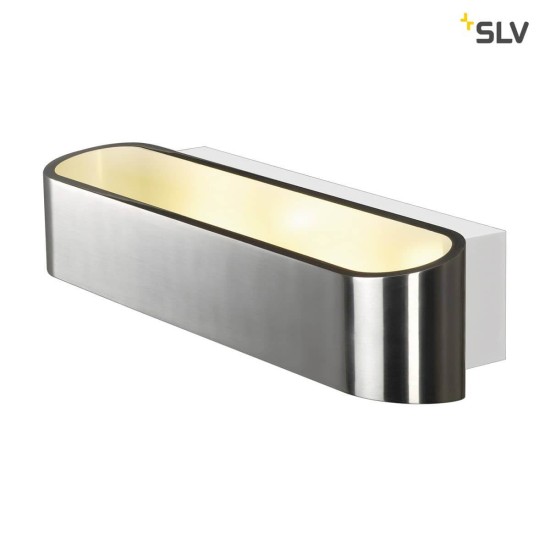 SLV 151275 ASSO LED 300 Wandleuchte oval alu brushed 2x5W 3000K