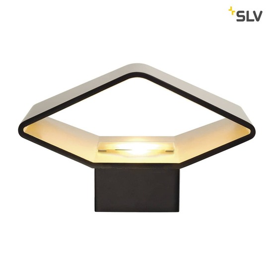 SLV 151710 CARISO LED Wandleuchte 2 schwarz messing 7,5W