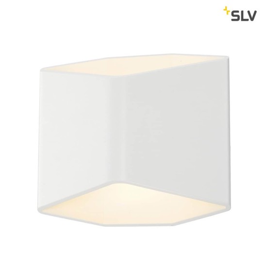 SLV 151711 CARISO LED Wandleuchte 2 weiss 7,5W LED 3000K
