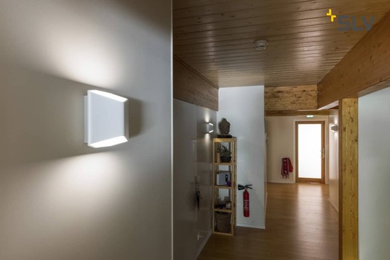 SLV 151711 CARISO LED Wandleuchte 2 weiss 7,5W LED 3000K