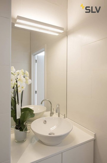 SLV 151781 SEDO 14 LED Wandleuchte eckig mattweiss Glas satiniert