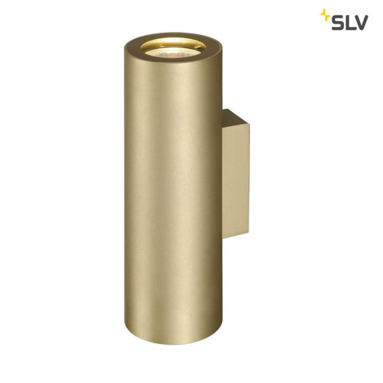 SLV 151803 ENOLA_B UP DOWN Wandleuchte messing 2xGU10 max. 50W