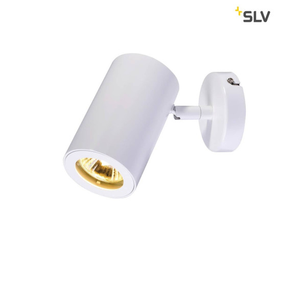 SLV 152011 ENOLA_B Wand- und Decken- leuchte single weiss GU10 max. 50W