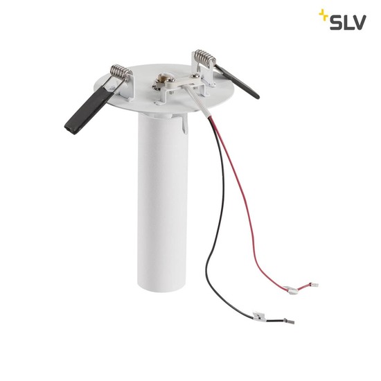 SLV 152381 KARPO 30 Single Spot Deckeneinbauleuchte Rosette flach weiss 7,5W LED 3000K,