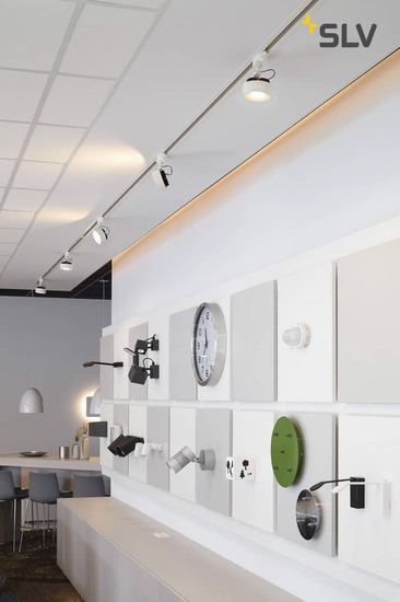 SLV 152601 KALU TRACK LEDDISK Leuchtenkopf weiss 3000K inkl. 3P.-Adapter