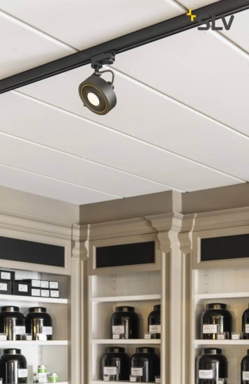 SLV 152610 KALU TRACK QPAR111 Leuchtenkopf schwarz inkl. 3P.-Adapter