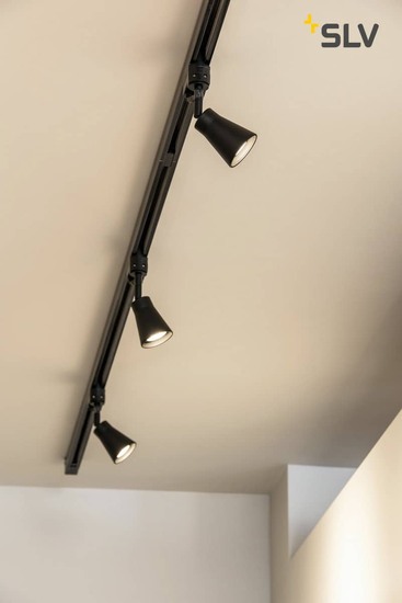 SLV 152640 AVO Spot inkl. 3P.-Adapter schwarz 1x GU10 max. 50W