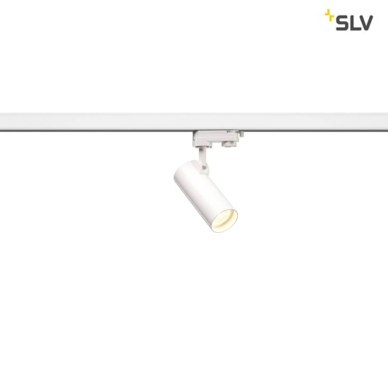 SLV 152961 HELIA 50 LED Strahler für 3Phasen Hochvolt-Stromschiene 3000K weiss 35° inkl. 3 Phasen-Adapter